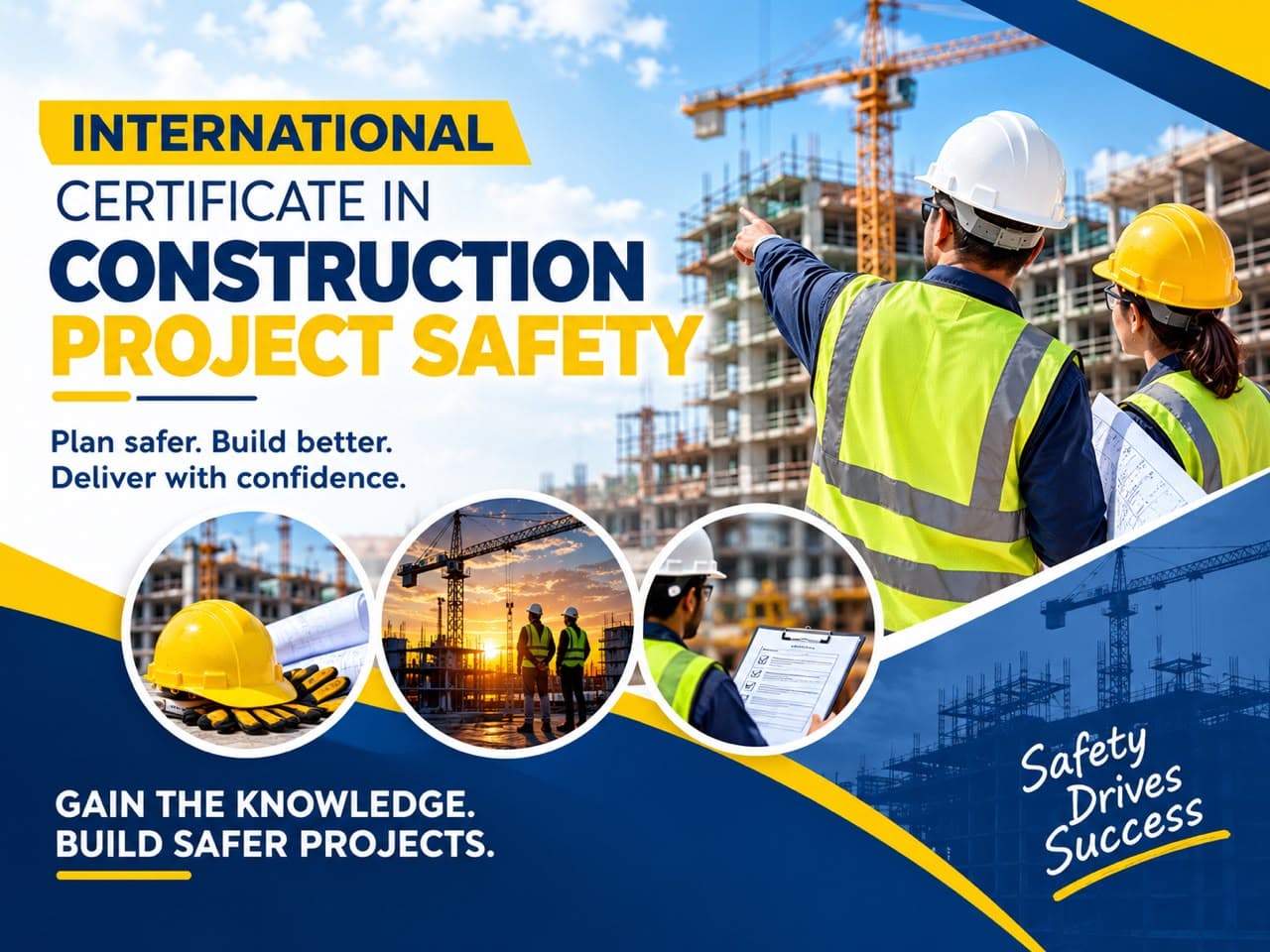 International Certificate in Construction Project Safety programme poster