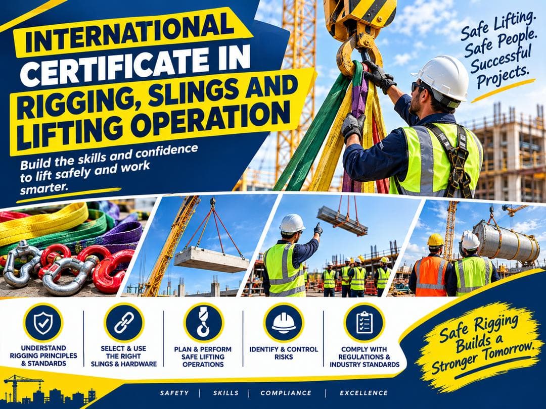 International Certificate in Rigging, Slings and Lifting Operation programme poster