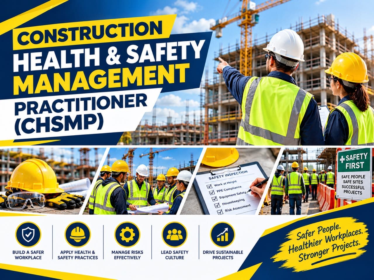 Construction Health & Safety Management Practitioner (CHSMP) programme poster