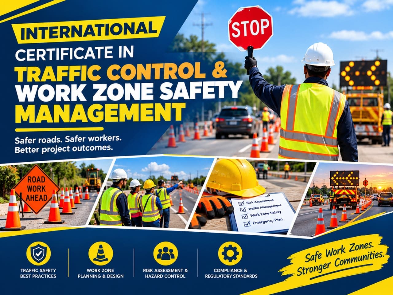 International Certificate in Traffic Control & Work Zone Safety Management programme poster
