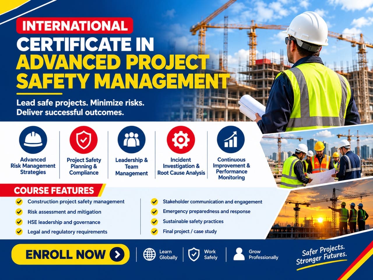 International Certificate in Advanced Project Safety Management programme poster