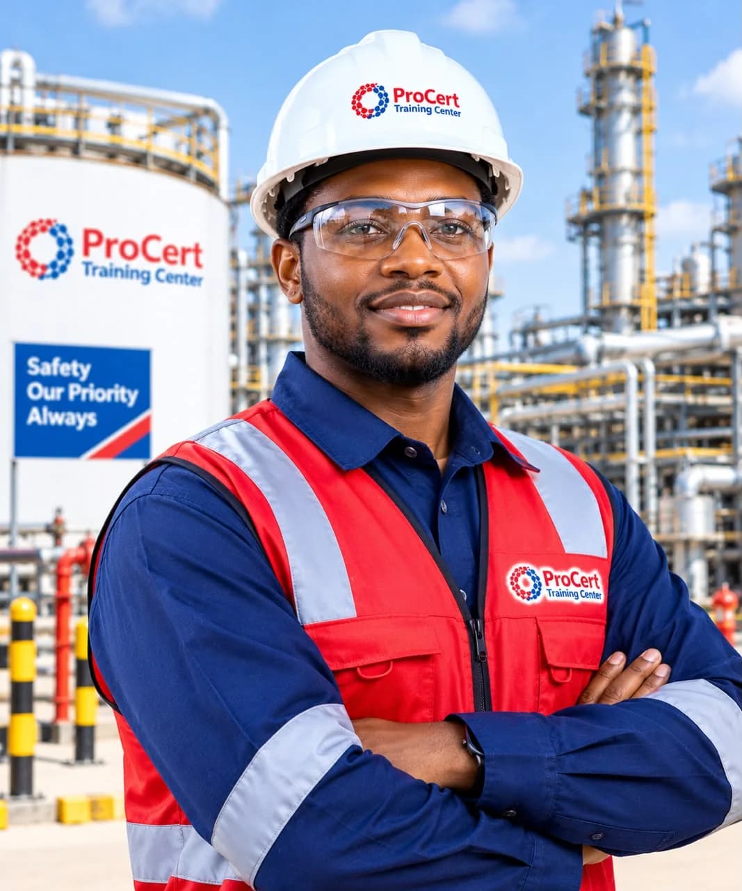 Illustrative plant safety professional